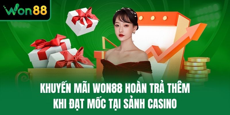 Khuyến mãi Won88 cho phép thưởng thêm nếu đạt mốc tuần